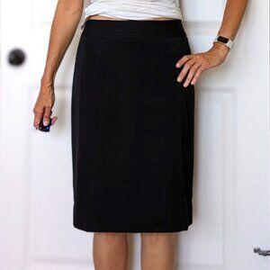 White House Black Market WHBM Knee-length black pencil skirt
